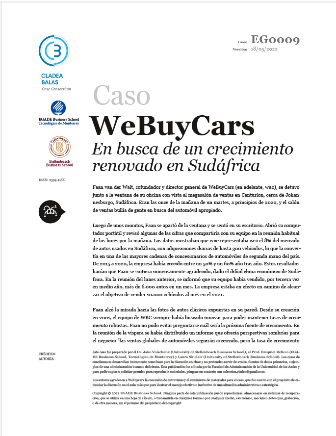 Webuycars: Strategic Growth and Digital Disruption in Used Cars